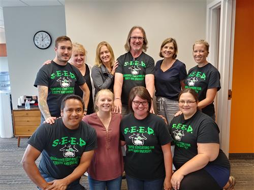 SEED members at Education Minnesota for a Training event.  